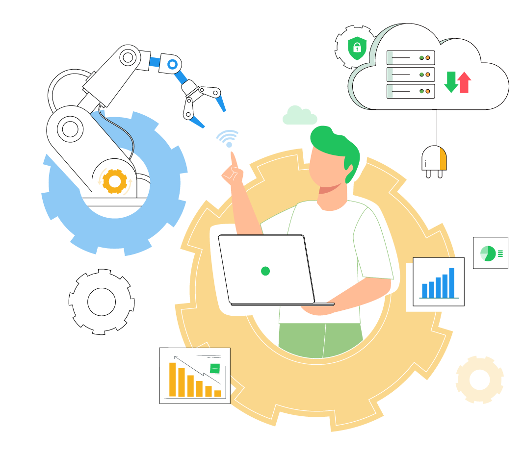Infrastructure monitoring from one console