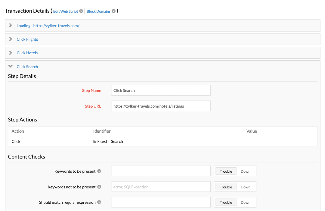 Synthetic Monitoring