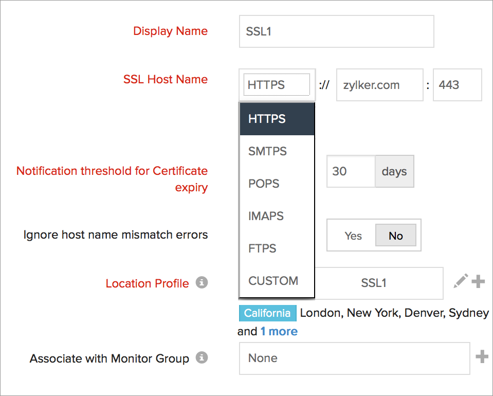 SSL Monitoring Tool